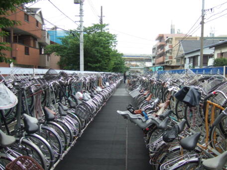 元住吉駅渋川自転車第1駐車場:画像1